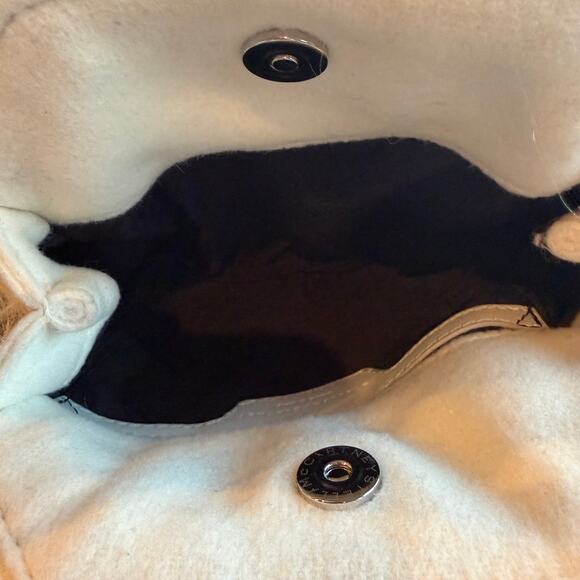 NEW Stella Mccartney Falabella Mini Fur Tote Bag Silver Chain - Picture 12 of 16